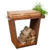Stolik Artiss trapez duży 80x45x91cm corten
